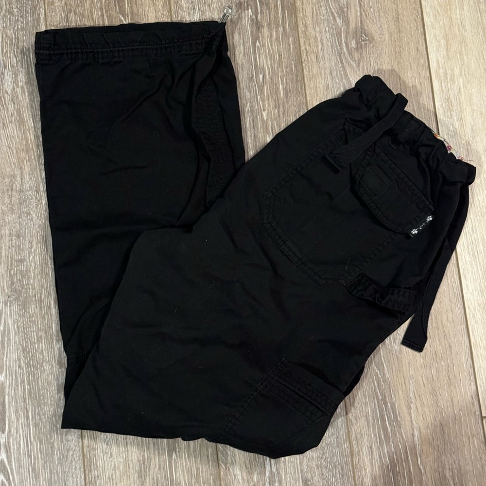 Koi Black Cargo Scrub Pants